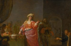 Parable Of The Laborers In The Vineyard by Nicolaus Knupfer Oil Painting