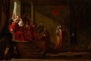 St. Paul Before the Praetor by Nicolaus Knupfer Oil Painting