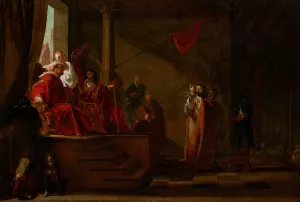 St. Paul Before the Praetor by Nicolaus Knupfer Oil Painting