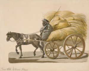 The Old Straw Man by Nicolino Calyo Oil Painting