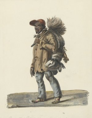 The Patent Chimney Sweep Cleaner by Nicolino Calyo Oil Painting