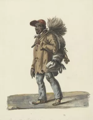 The Patent Chimney Sweep Cleaner by Nicolino Calyo Oil Painting