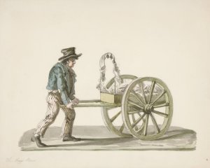 The Rags Man by Nicolino Calyo Oil Painting