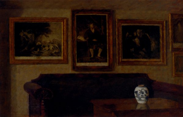Main Product Photo of A Room Interior With A Chinese Vase Painting by Niels Holsoe