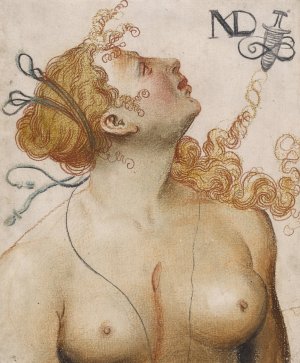 Bust of the dying Lucretia by Niklaus Manuel Oil Painting