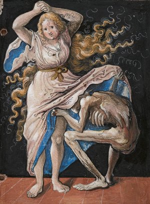 Death and the Maiden by Niklaus Manuel Oil Painting