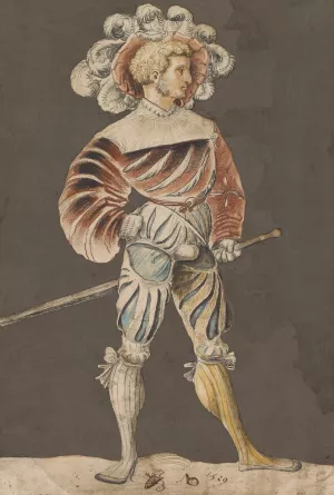 Eidgenosse by Niklaus Manuel Oil Painting