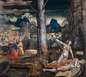 Pyramus and Thisbe by Niklaus Manuel Oil Painting