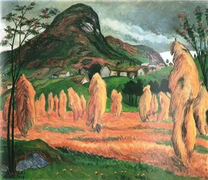 Kornstaur Also Known as Grain Restorer painting by Nikolai Astrup