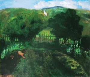 Prestegardshagen painting by Nikolai Astrup