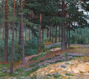 Forest Glade Oil painting by Nikolai Bogdanov-Belsky