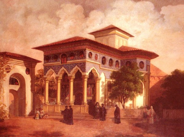 Main Product Photo of After Church Painting by Nikolai Makovsky