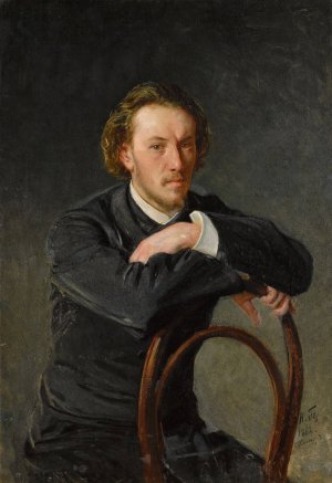 Portrait of Nikolai, the Artist's Son by Nikolai Nikolaevich Ge Oil Painting