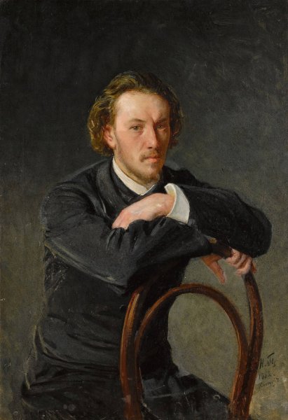 Main Product Photo of Portrait of Nikolai, the Artist's Son  Painting by Nikolai Nikolaevich Ge