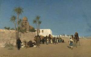 From Algeria by Nikolai Ulfsten Oil Painting