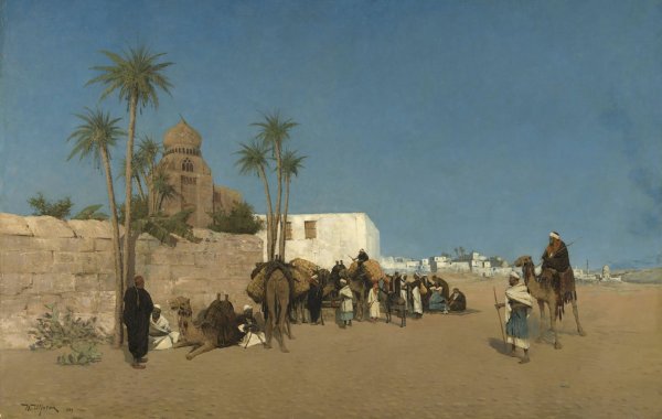 From Algeria  by Nikolai Ulfsten - Hand-Painted Oil Painting Reproduction