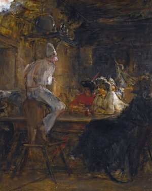 In The Tavern by Nikolaos Gyzis Oil Painting