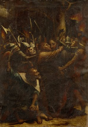 Capture of Christ by Nikolaus Bernoulli The Younger Oil Painting