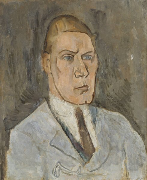 Gustaf HellstrOm, 1882-1953, fOrfattare  by Nils Dardel - Hand-Painted Oil Painting Reproduction