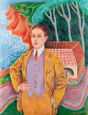 Rolf De Mare by Nils Dardel Oil Painting