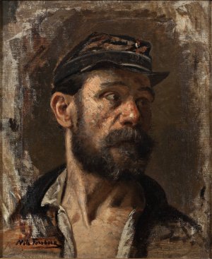 A Communard by Nils Forsberg Oil Painting