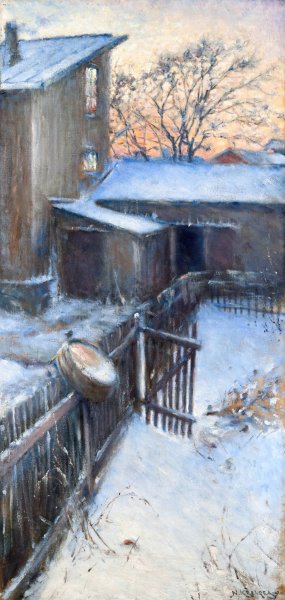 Main Product Photo of Backyard  Painting by Nils Kreuger
