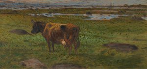 Evening by Nils Kreuger Oil Painting