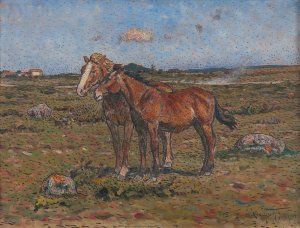 In the Wind by Nils Kreuger Oil Painting