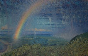 Rainbow by Nils Kreuger Oil Painting