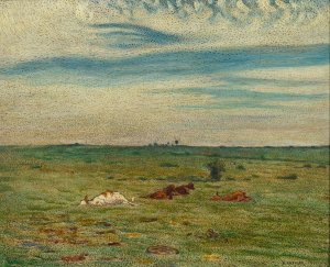 Siesta on Oland by Nils Kreuger Oil Painting
