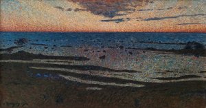 Summer Evening at Kalmarsund by Nils Kreuger Oil Painting