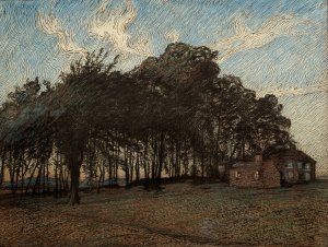 The Grove by Nils Kreuger Oil Painting