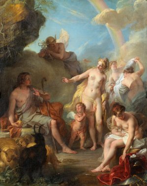 The Judgement of Paris by Noel Nicolas Coypel Oil Painting