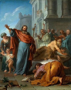 The Miracles of Saint James the Greater Oil painting by Noel Nicolas Coypel