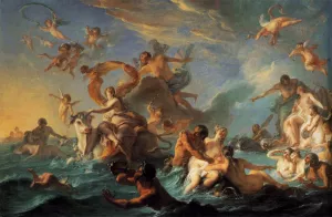 The Rape of Europa Oil painting by Noel-Nicolas Coypel