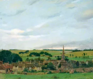 Burford, Oxfordshire painting by Norman Garstin