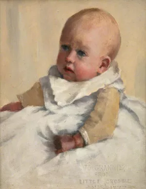 Crosbie Garstin as a Baby by Norman Garstin - Oil Painting Reproduction