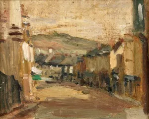 Market Jew Street by Norman Garstin Oil Painting