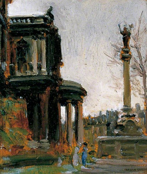 Main Product Photo of St Paul's Cross Painting by Norman Garstin