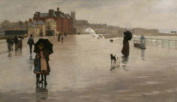 Main Product Photo of The Rain Painting by Norman Garstin