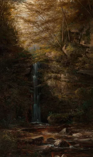 Madrone Falls of Milliken Creak by Norton Bush Oil Painting