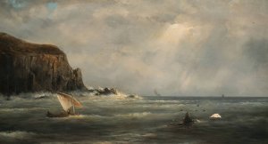 Off the Coast of Peru by Norton Bush Oil Painting