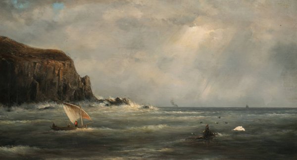 Off the Coast of Peru by Norton Bush - Hand-Painted Oil Painting Reproduction
