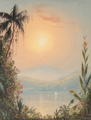 Sailing in the Tropics by Norton Bush Oil Painting