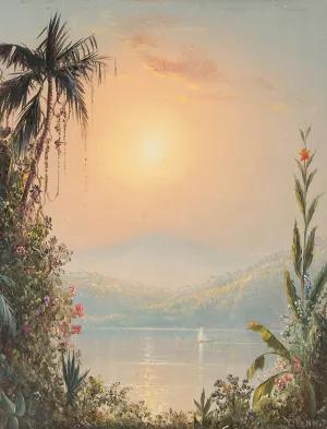 Sailing in the Tropics by Norton Bush Oil Painting