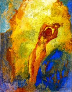 Angelica on the Rock by Odilon Redon Oil Painting