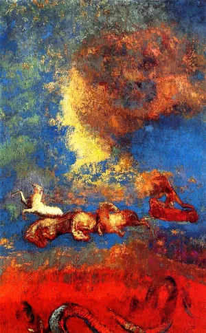 Apollo's Chariot painting by Odilon Redon