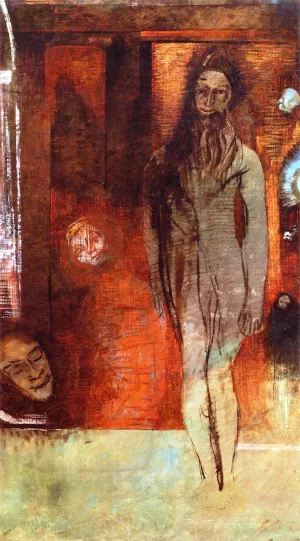 Apparition painting by Odilon Redon