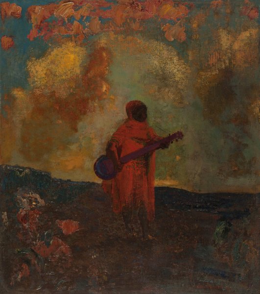 Main Product Photo of Arabe musicien  Painting by Odilon Redon