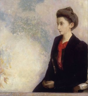 Baroness Robert de Domecy by Odilon Redon Oil Painting